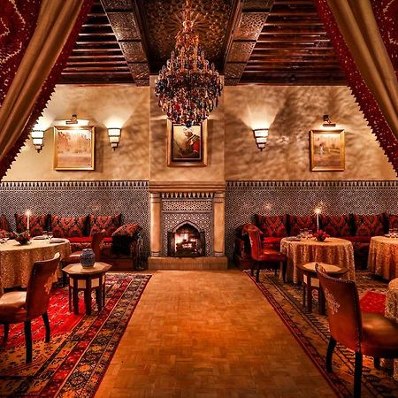 马拉喀什 里亚德克尼莎摩洛哥传统庭院酒店 外观 照片 Interior of the restaurant