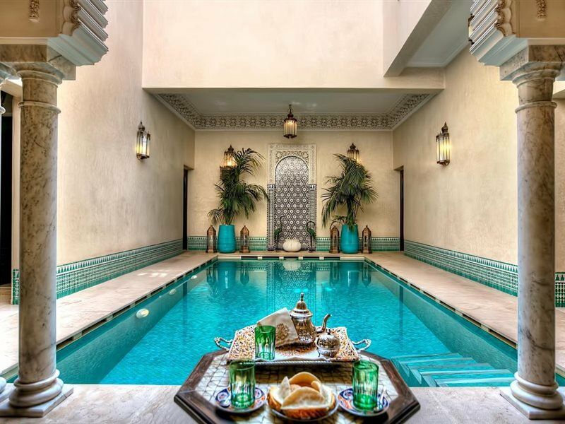马拉喀什 里亚德克尼莎摩洛哥传统庭院酒店 外观 照片 Spa at the Four Seasons Hotel, Marrakech